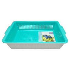 UDA 有達 小經典瀝水籃 顏色隨機 瀝水籃 廚房瀝水籃 台灣製造, 33.5 x 22 x 7.7cm, 1個