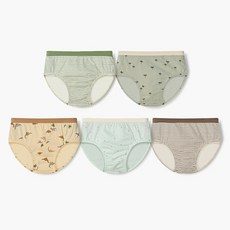 unifriend 男童款Safari Dino棉質三角內褲 5件組