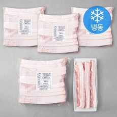 미트코리아 네덜란드산 돈삼겹살 칼집 20mm (냉동), 2.5kg, 4개