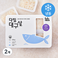 베베프레시 다짐 대구살 4개입 (냉동), 2개, 120g