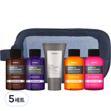 쿤달 여행용 5종 세트 B타입 클렌징폼 포함 화이트머스크향, 5세트 5세트