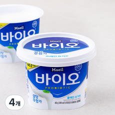 매일바이오 플레인, 450g, 4개