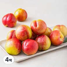 이로운 군위 당도선별 추희 자두 대, 1.2kg, 4팩