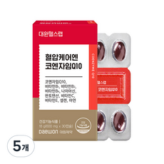 대원헬스랩 혈압케어엔 코엔자임Q10, 30정, 5개