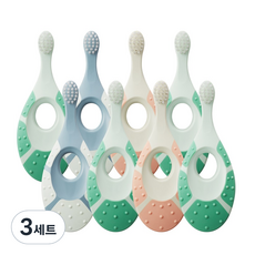 조르단 그린클린 베이비 스텝 1단계 칫솔, 랜덤발송, 8개입, 3세트