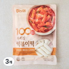 아름찬 농협 떡볶이떡, 400g, 3개
