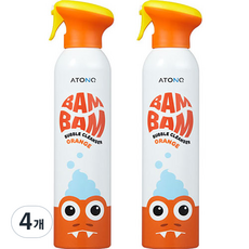 아토앤오투 뱀뱀 버블 클렌저 오렌지, 300ml, 4개