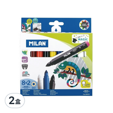 MILAN 魔法變色彩色筆, 粗筆桿, 2盒