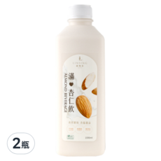 林銀杏 滿杏仁飲 1L 2瓶組 (不含牛奶/無香精/無添加), 2瓶