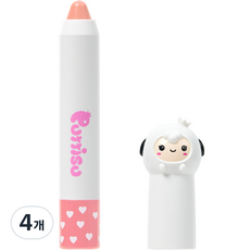 뿌띠슈 버터 립크레용 03 핑크레몬에이드 2.5g, 핑크, 4개