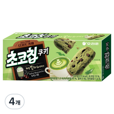 오리온 초코칩쿠키 말차라떼맛, 4개, 104g