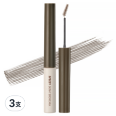 peripera 速型極細染眉膏 3g, 03 自然棕色, 3支