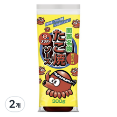 올리버 간사이 명물 타코야끼 소스, 300g, 2개