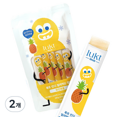 LUKT 킨디 얼려먹는 젤리 10p, 200g, 2개, 파인애플