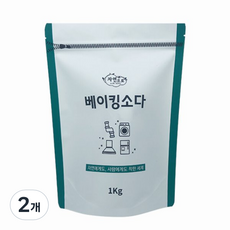 자연으로 베이킹소다, 1kg, 2개