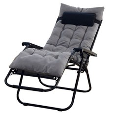 무중력의자 접이식 리클라이너 의자 컵받침+헤드쿠션+토퍼 풀세트 블랙