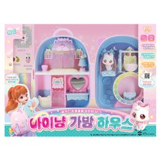 위시캣 아이냥 가방 하우스, 1개, 혼합색상 1개, 혼합색상