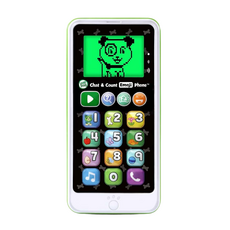 LeapFrog 跳跳蛙 炫光智慧小手機, 電子頻幕, 模擬仿真手機, 學習數字與算數, 白色, 1個