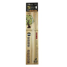 米諾諾 矽膠吸管附刷直型，柔軟矽膠不傷牙齦，附清潔刷清洗方便，可重複使用環保愛地球, 1入