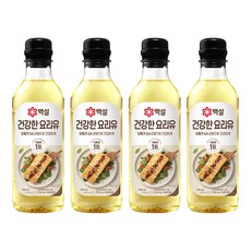 백설 건강한 요리유, 500ml, 4개