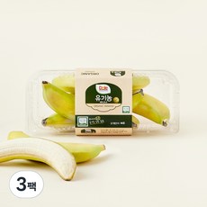 돌 유기농 바나나, 500g, 3개 500g, 3팩