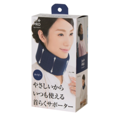 NeedsLabo DR.PRO 頸部支撐帶, 柔軟舒適, 適用頸圍30~47cm, 深藍色, 頸圍30~47cm, 1個