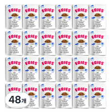 에리에스 고양이 주식 파우치 습식사료, 참치, 85g, 48개 참치, 48개, 85g