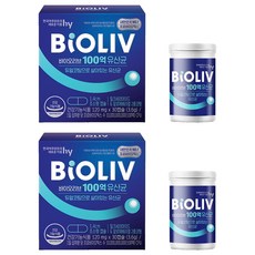 한국야쿠르트 에치와이 바이오리브 100억 유산균, 2개, 120mg, 30정