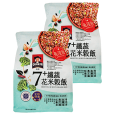 QUAKER 桂格 免浸泡7+纖蔬花米穀飯, 650g, 2包