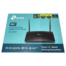 tp-link AC1200 Cat.6無線雙頻4G LTE訊號增加版網絡家用wifi路由器分享器 原廠保固, Archer MR600, 1個