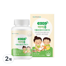 지엠팜 야미푸 식물성 알티지 오메가3 90g, 90정, 2개