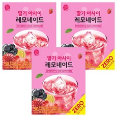 우리차 딸기 아사이 레모네이드, 5g, 50개입, 3개