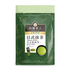 台灣茶人 正能量系列 日式頂級抹茶粉 隨身包, 低溫研磨，冷熱水沖泡, 2g, 18包, 3袋
