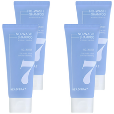 HEADSPA7 輕盈免沖洗乾洗髮乳, 100ml, 4條