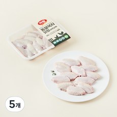 하림 동물복지 깨끗한농장 인증 닭윙 아랫날개 (냉장), 300g, 5개