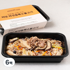 어메이징푸드 저당 버섯듬뿍 소불고기, 300g, 6팩