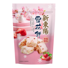 新東陽 草莓煉乳雪花餅, 12公克x15入, 180g, 1包