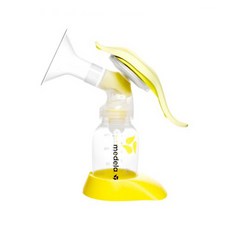medela 美樂 新世代手動吸乳器, 瑞士原裝進口, 雙階段, 旋轉式把手, 單邊集乳, 零件少, 組裝簡單, 使用安靜, 1組