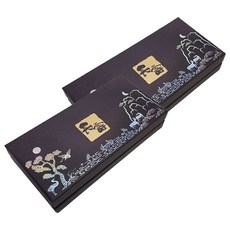 10格紅蔘丸包裝盒 松色 長壽, 2個