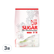 戀 長條砂糖 6公克x100條, 600g, 3袋