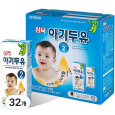 삼육두유 아기두유 2단계 190ml, 두유, 32개