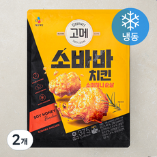 고메 소바바치킨 소이허니 순살 (냉동), 375g, 2개