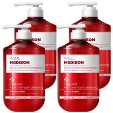 PAUL MEDISON 深紅色多效合一泡沫洗面乳, 510ml, 4瓶