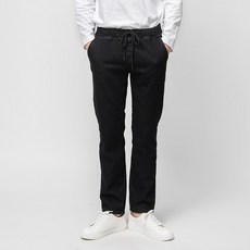 캐럿 남성용 기모 밴딩 블랙 청바지