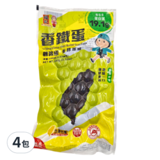 福記 香鐵蛋 鹌鹑蛋 香醇原味, 100g, 4包