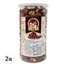 POPCORn 帕波爺爺 巧克力爆米花, 非基因改造玉米粒製成, 200g, 2罐