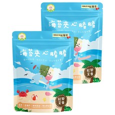 NATURMI 幸福米寶 海苔夾心脆脆-紅藜麥香, 30公克, 台灣製造, 無防腐劑, 無化學添加, 2包, 30g