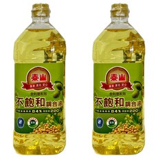 泰山 不飽和調和油, 耐高溫220℃, 全素, 1.5L, 2瓶