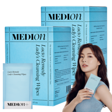 메디온 락토리메디 휴대용 레이디스 청결 티슈, 2개, 90g