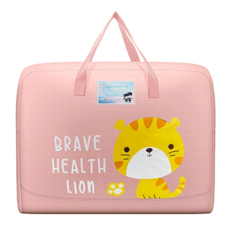 大容量手提棉被衣物袋, Brave Health Lion, 小號(45 x 18 x 39cm), 1個裝, 1個